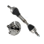 Kugel Front Right (Passenger Side) CV Axle Drive Shaft And Complete Wheel Hub Bearing Assembly Kit For Jeep Cherokee Without Off Road Suspension KN7-101175