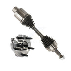 Kugel Front Right (Passenger Side) CV Axle Drive Shaft And Complete Wheel Hub Bearing Assembly Kit For Ford Taurus Police Interceptor Sedan KN7-101182