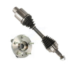 Kugel Front Right (Passenger Side) CV Axle Drive Shaft And Complete Wheel Hub Bearing Assembly Kit For Ford Flex Taurus Lincoln MKT MKS KN7-101183