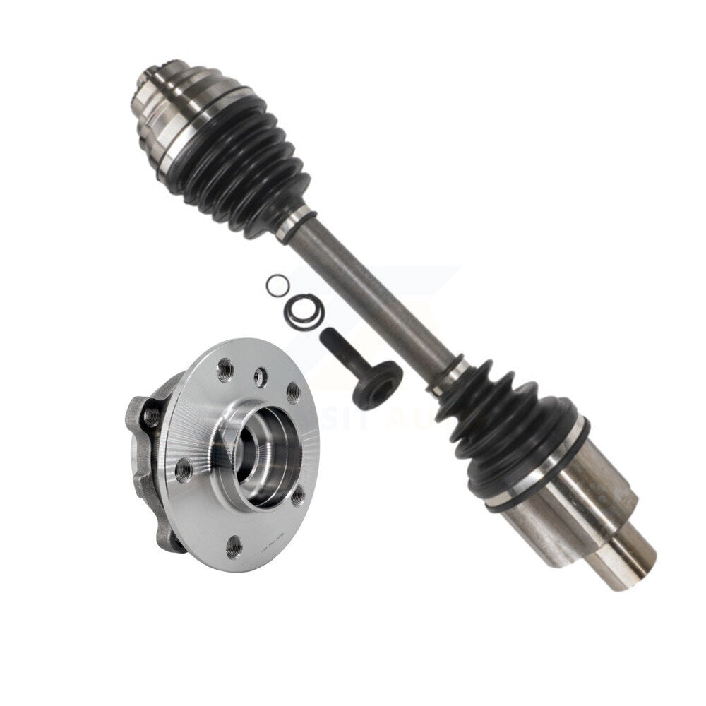 Kugel Front Right (Passenger Side) CV Axle Drive Shaft And Complete Wheel Hub Bearing Assembly Kit For BMW X1 Mini Cooper Countryman X2 Clubman KN7-101190