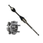 Kugel Front Right (Passenger Side) CV Axle Drive Shaft And Complete Wheel Hub Bearing Assembly Kit For Ford Edge Lincoln MKX KN7-101191