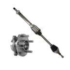 Kugel Front Right (Passenger Side) CV Axle Drive Shaft And Complete Wheel Hub Bearing Assembly Kit For 2015-2018 Ford Edge FWD with 2.0L Turbocharged Automatic transmission KN7-101193