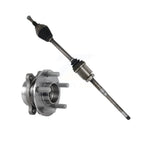 Kugel Front Right (Passenger Side) CV Axle Drive Shaft And Complete Wheel Hub Bearing Assembly Kit For 2015-2018 Ford Edge AWD with 2.0L Turbocharged GAS engine KN7-101194