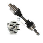 Kugel Front Right (Passenger Side) CV Axle Drive Shaft And Complete Wheel Hub Bearing Assembly Kit For Dodge Dakota Durango 4WD with 2-Wheel ABS KN7-101201