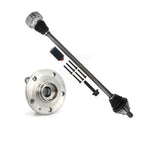 Kugel Front Right (Passenger Side) CV Axle Drive Shaft And Complete Wheel Hub Bearing Assembly Kit For Volkswagen Jetta Golf Rabbit KN7-101204