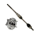 Kugel Front Right (Passenger Side) CV Axle Drive Shaft And Complete Wheel Hub Bearing Assembly Kit For 2014-2016 Mazda CX-5 AWD with 2.5L Automatic transmission KN7-101213