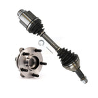 Kugel Front Right (Passenger Side) CV Axle Drive Shaft And Complete Wheel Hub Bearing Assembly Kit For 2009-2014 Nissan Murano AWD KN7-101215
