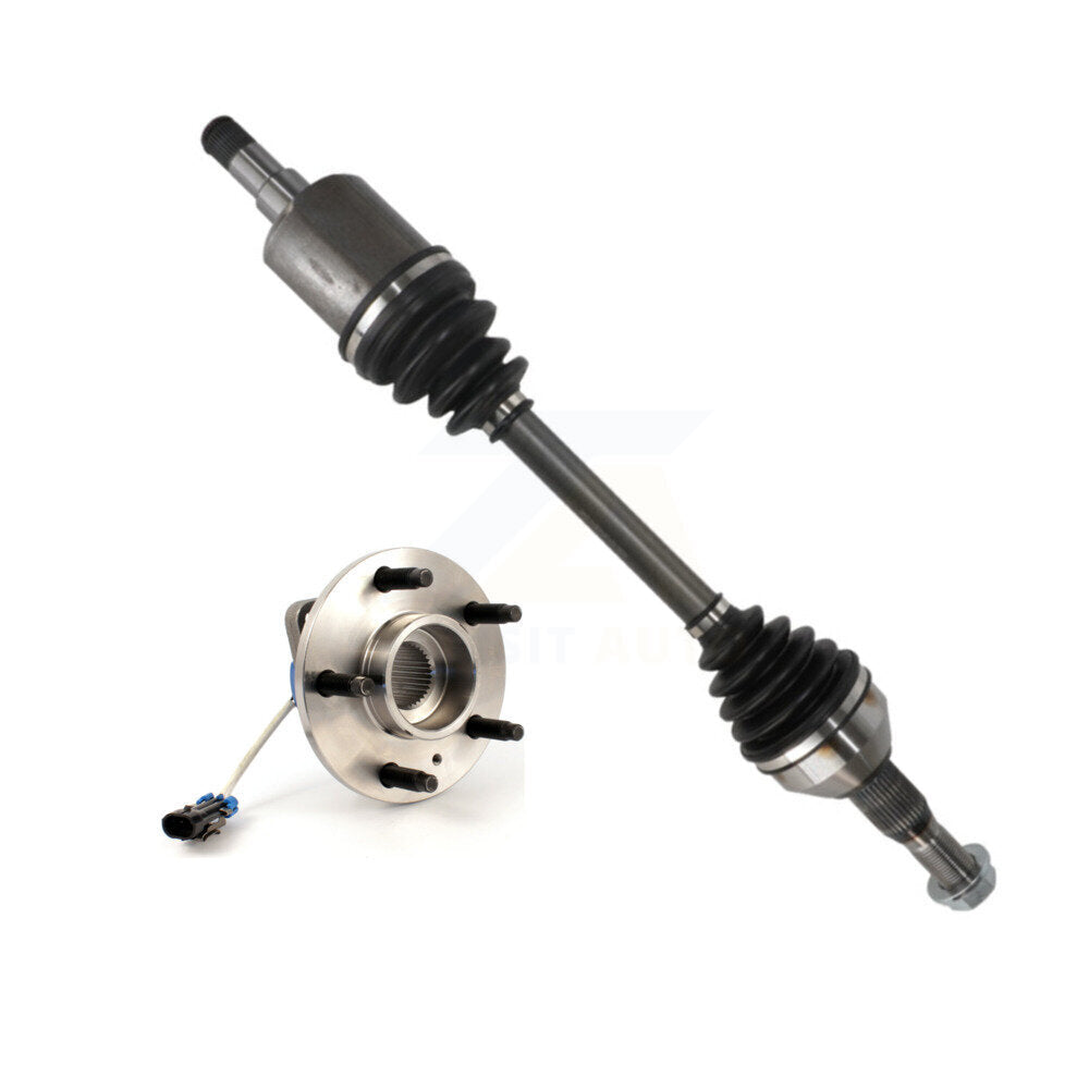 Kugel Front Right (Passenger Side) CV Axle Drive Shaft And Complete Wheel Hub Bearing Assembly Kit For Buick Lucerne LeSabre Park Avenue Pontiac Bonneville Oldsmobile Aurora Riviera KN7-101217