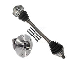 Kugel Front Right (Passenger Side) CV Axle Drive Shaft And Complete Wheel Hub Bearing Assembly Kit For Volkswagen Jetta GTI Golf SportWagen Alltrack KN7-101225
