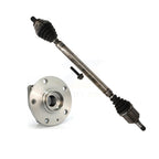 Kugel Front Right (Passenger Side) CV Axle Drive Shaft And Complete Wheel Hub Bearing Assembly Kit For Volkswagen Golf SportWagen With 80mm Pilot Diameter KN7-101227