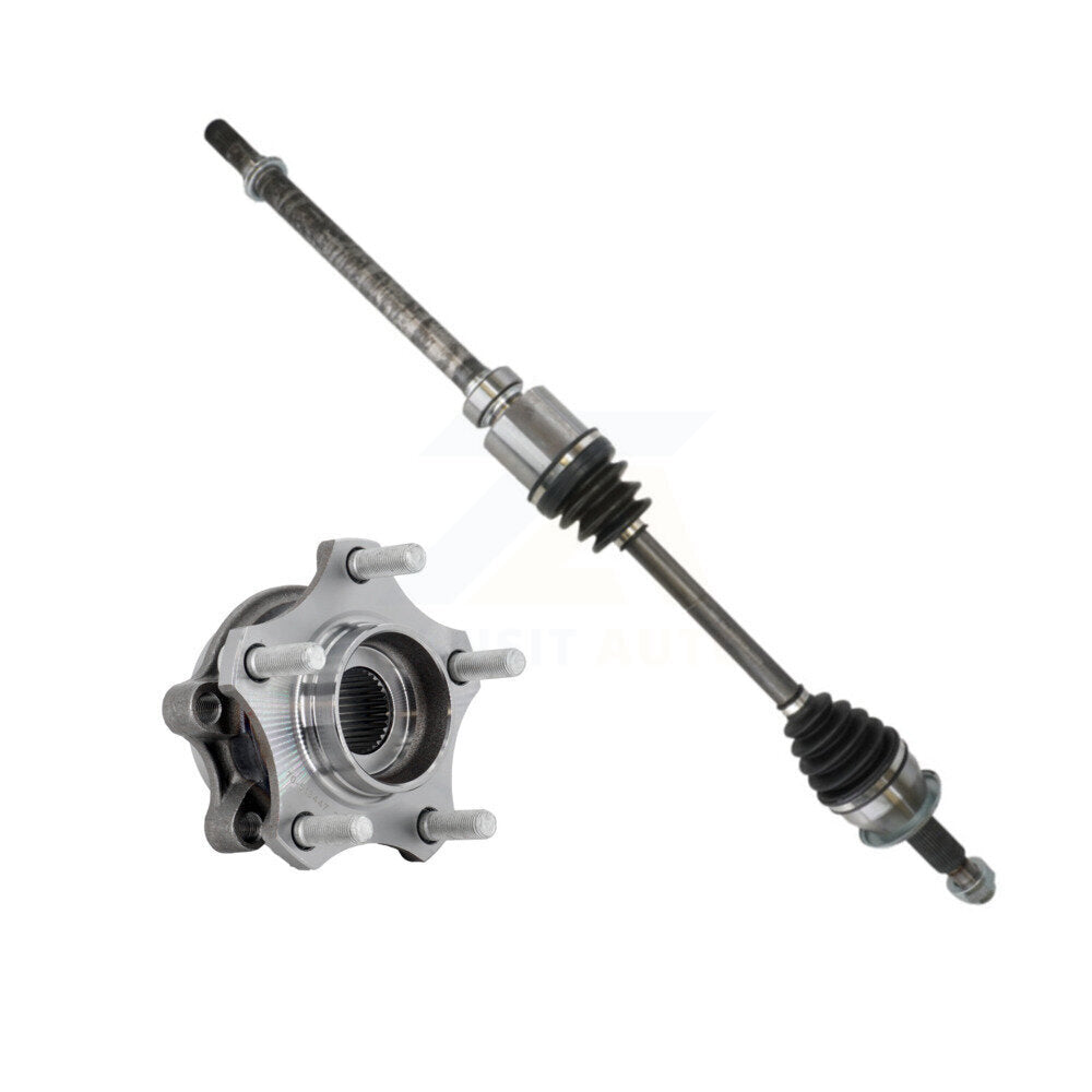 Kugel Front Right (Passenger Side) CV Axle Drive Shaft And Hub Bearing Assembly Kit For 2019-2023 Nissan Altima Sedan with