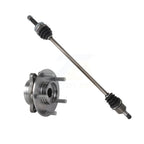 Kugel Front Right (Passenger Side) CV Axle Drive Shaft And Complete Wheel Hub Bearing Assembly Kit For 2017 Hyundai Elantra GT Hatchback with 2.0L Manual transmission KN7-101234