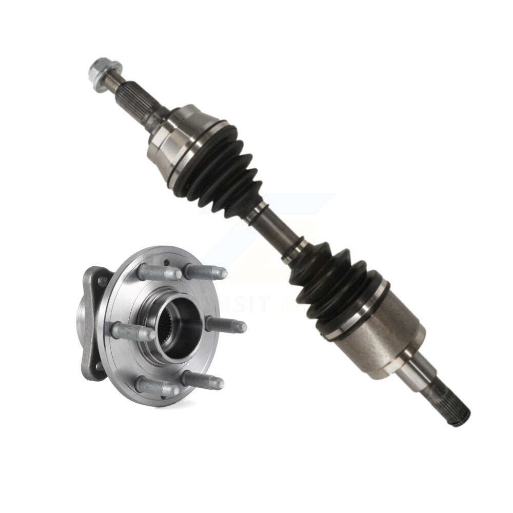 Kugel Front Right (Passenger Side) CV Axle Drive Shaft And Complete Wheel Hub Bearing Assembly Kit For Chevrolet Colorado GMC Canyon KN7-101237