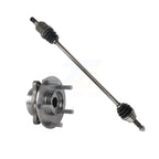 Kugel Front Right (Passenger Side) CV Axle Drive Shaft And Complete Wheel Hub Bearing Assembly Kit For Hyundai Elantra Veloster KN7-101244