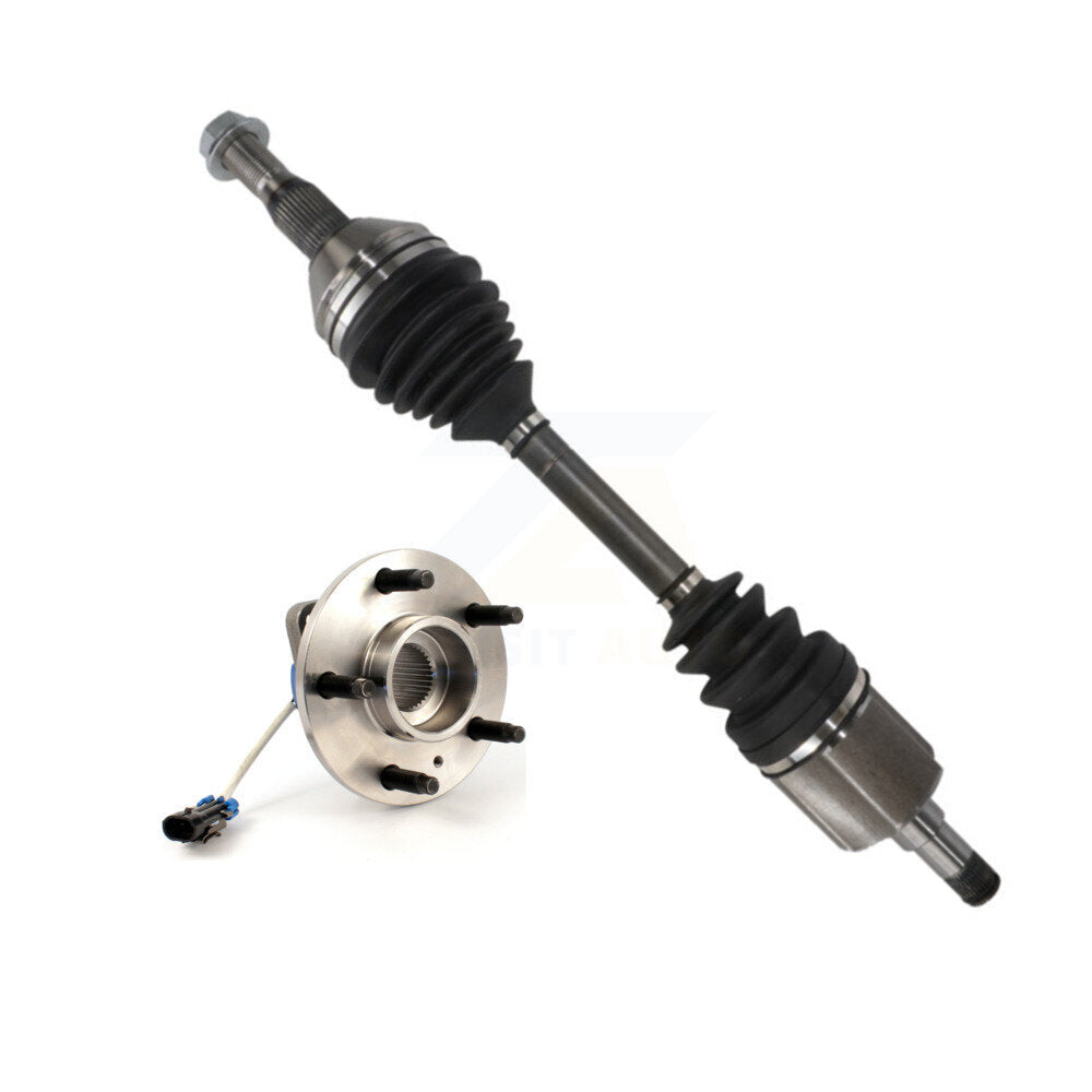 Kugel Front Right (Passenger Side) CV Axle Drive Shaft And Complete Wheel Hub Bearing Assembly Kit For Buick Rendezvous Pontiac Montana Chevrolet Uplander Aztek Terraza KN7-101251