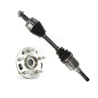 Kugel Front Right (Passenger Side) CV Axle Drive Shaft And Complete Wheel Hub Bearing Assembly Kit For Saab 9-5 KN7-101257
