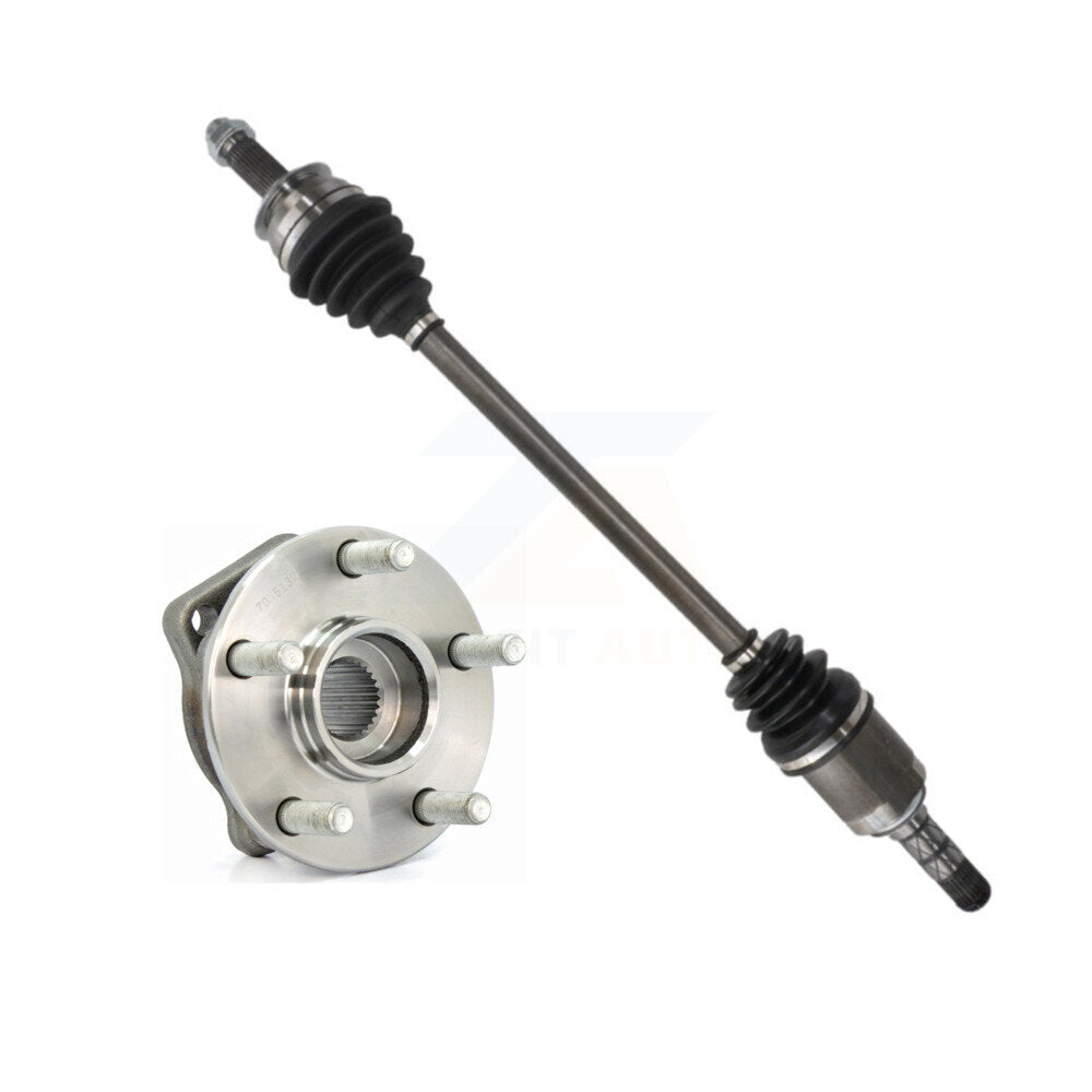 Kugel Front Right (Passenger Side) CV Axle Shaft & Bearing Kit For 2012-2013 Subaru Impreza Limited Base Premium with Sedan Hatchback AWD 2.0L Naturally Aspirated Automatic CVT transmission KN7-101259