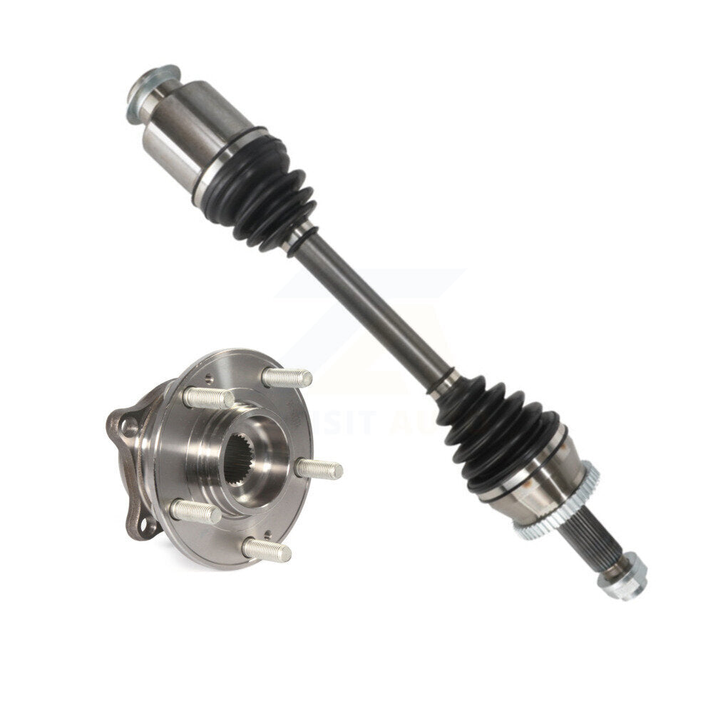Kugel Front Right (Passenger Side) CV Axle Drive Shaft And Complete Wheel Hub Bearing Assembly Kit For Hyundai Tucson KN7-101262