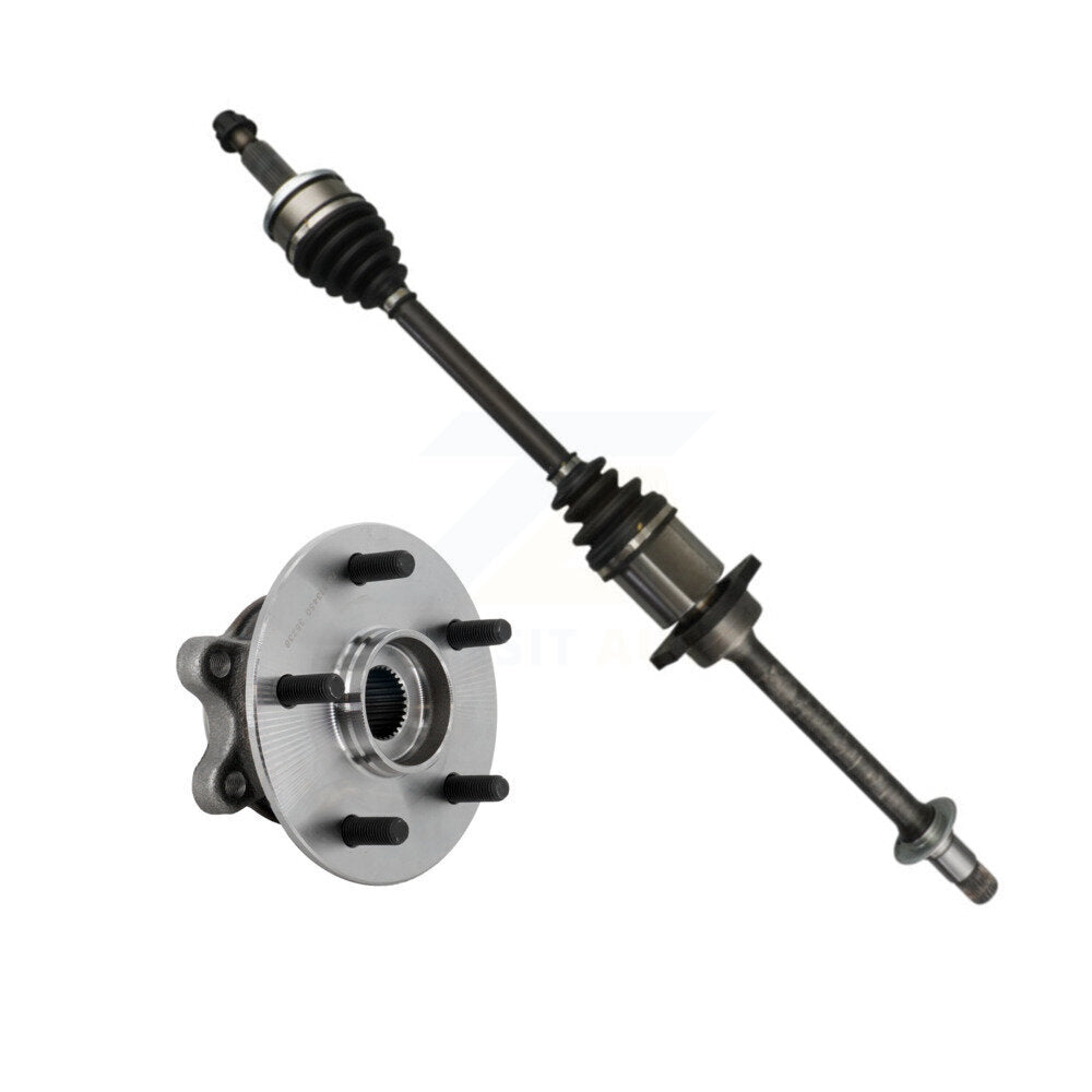 Kugel Front Right (Passenger Side) CV Axle Drive Shaft And Complete Wheel Hub Bearing Assembly Kit For Toyota RAV4 KN7-101265