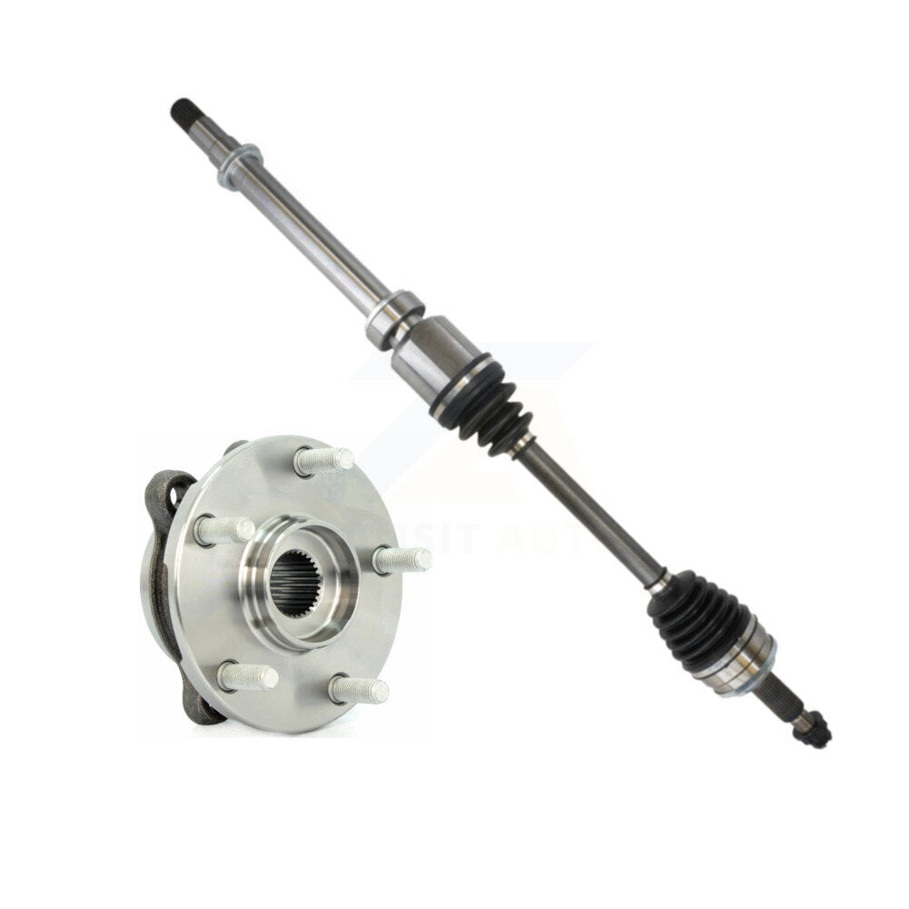 Kugel Front Right (Passenger Side) CV Axle Drive Shaft And Complete Wheel Hub Bearing Assembly Kit For Toyota RAV4 KN7-101268