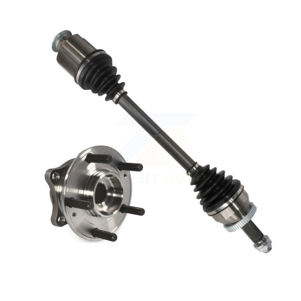 Kugel Front Right (Passenger Side) CV Axle Drive Shaft And Complete Wheel Hub Bearing Assembly Kit For 2015-2021 Kia Sedona