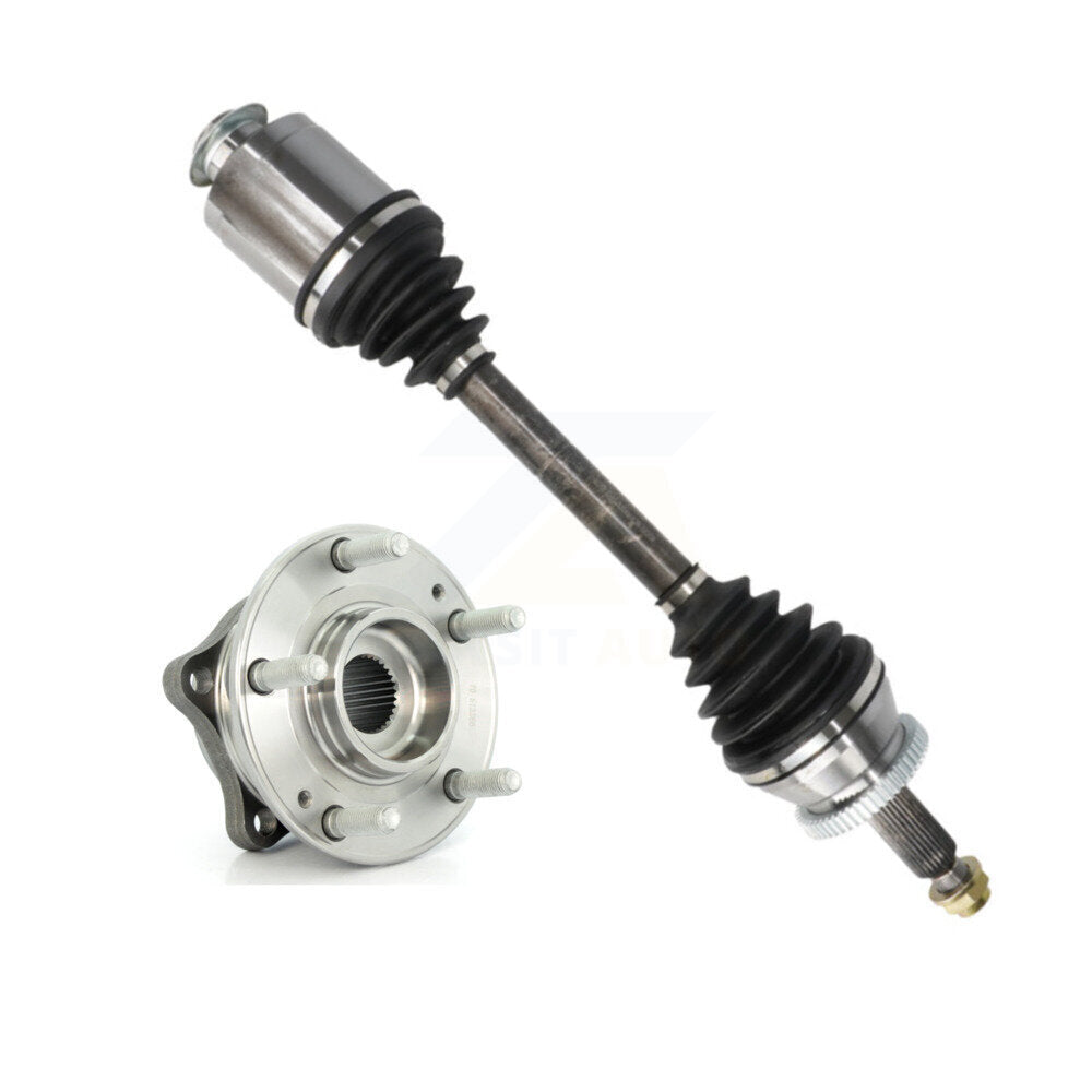Kugel Front Right (Passenger Side) CV Axle Drive Shaft And Complete Wheel Hub Bearing Assembly Kit For Kia Sorento Hyundai Santa Fe KN7-101270