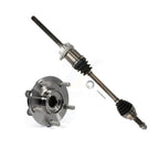 Kugel Front Right (Passenger Side) CV Axle Drive Shaft And Complete Wheel Hub Bearing Assembly Kit For Nissan Juke KN7-101276