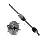 Kugel Front Right (Passenger Side) CV Axle Drive Shaft And Complete Wheel Hub Bearing Assembly Kit For Nissan Juke KN7-101277