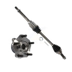 Kugel Front Right (Passenger Side) CV Axle Drive Shaft And Complete Wheel Hub Bearing Assembly Kit For Nissan Sentra NV200 KN7-101278