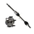 Kugel Front Right (Passenger Side) CV Axle Drive Shaft And Complete Wheel Hub Bearing Assembly Kit For Nissan Sentra KN7-101279