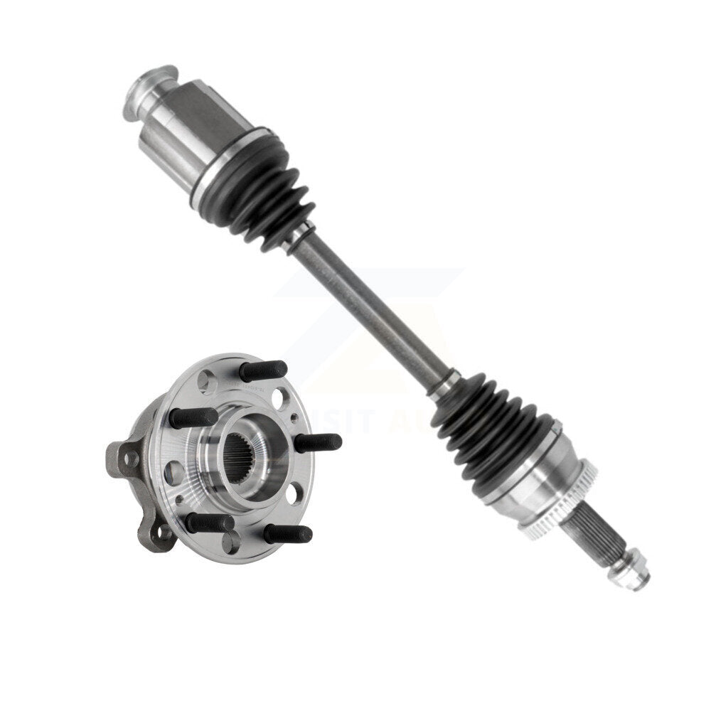Kugel Front Right (Passenger Side) CV Axle Drive Shaft And Wheel Hub Bearing Kit For 2022 Kia Sportage Nightfall Edition with AWD 2.4L Naturally Aspirated GAS engine Automatic transmission KN7-101293