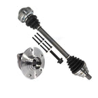 Kugel Front Right (Passenger Side) CV Axle Drive Shaft And Complete Wheel Hub Bearing Assembly Kit For Volkswagen Golf R Audi S3 A3 KN7-101300