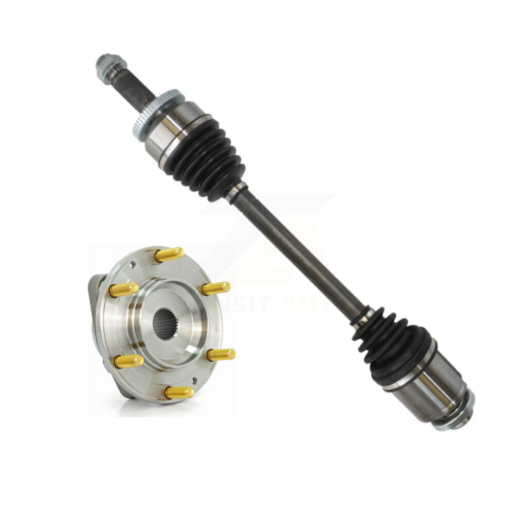 Kugel Front Right (Passenger Side) CV Axle Drive Shaft And Complete Wheel Hub Bearing Assembly Kit For Kia Sedona Hyundai Entourage FWD with 3.8L KN7-101308