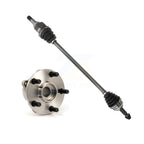 Kugel Front Right (Passenger Side) CV Axle Drive Shaft And Complete Wheel Hub Bearing Assembly Kit For 2004-2009 Toyota Prius KN7-101309