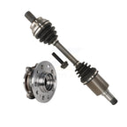 Kugel Front Right (Passenger Side) CV Axle Drive Shaft And Complete Wheel Hub Bearing Assembly Kit For 2017 Mercedes-Benz E400 Coupe with AWD 207 Type Primary Design KN7-101312