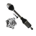 Kugel Front Left (Driver Side) CV Axle Drive Shaft And Complete Wheel Hub Bearing Assembly Kit For 2023 BMW X3 AWD with 3.0L Turbocharged GAS engine Automatic transmission KN7-101316