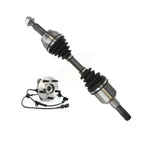 Kugel Front Left (Driver Side) CV Axle Drive Shaft And Complete Wheel Hub Bearing Assembly Kit For Ford Ranger Explorer Sport Trac Mazda B4000 4WD KN7-101318