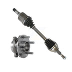 Kugel Front Left (Driver Side) CV Axle Drive Shaft And Complete Wheel Hub Bearing Assembly Kit For Ford Edge Lincoln MKX KN7-101326