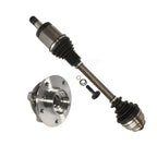 Kugel Front Left (Driver Side) CV Axle Drive Shaft And Complete Wheel Hub Bearing Assembly Kit For BMW X3 X4 KN7-101328