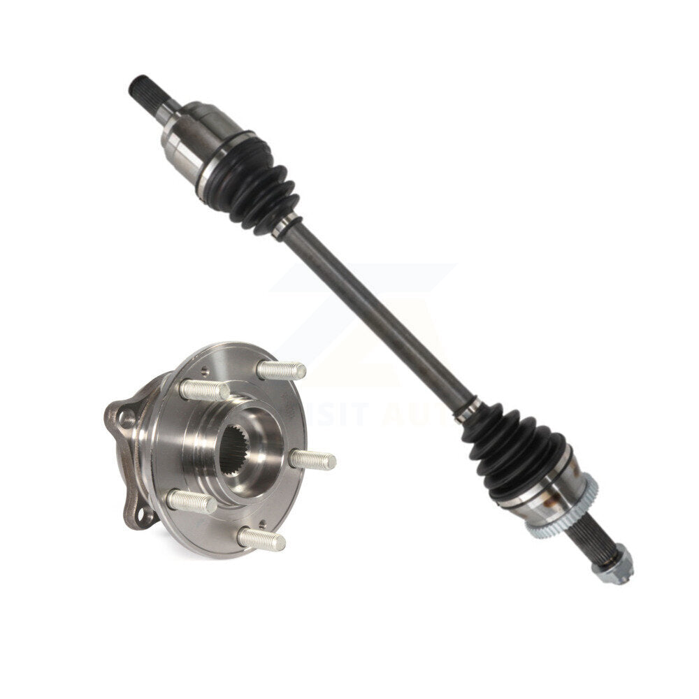 Kugel Front Left (Driver Side) CV Axle Drive Shaft And Complete Wheel Hub Bearing Assembly Kit For Hyundai Tucson KN7-101330