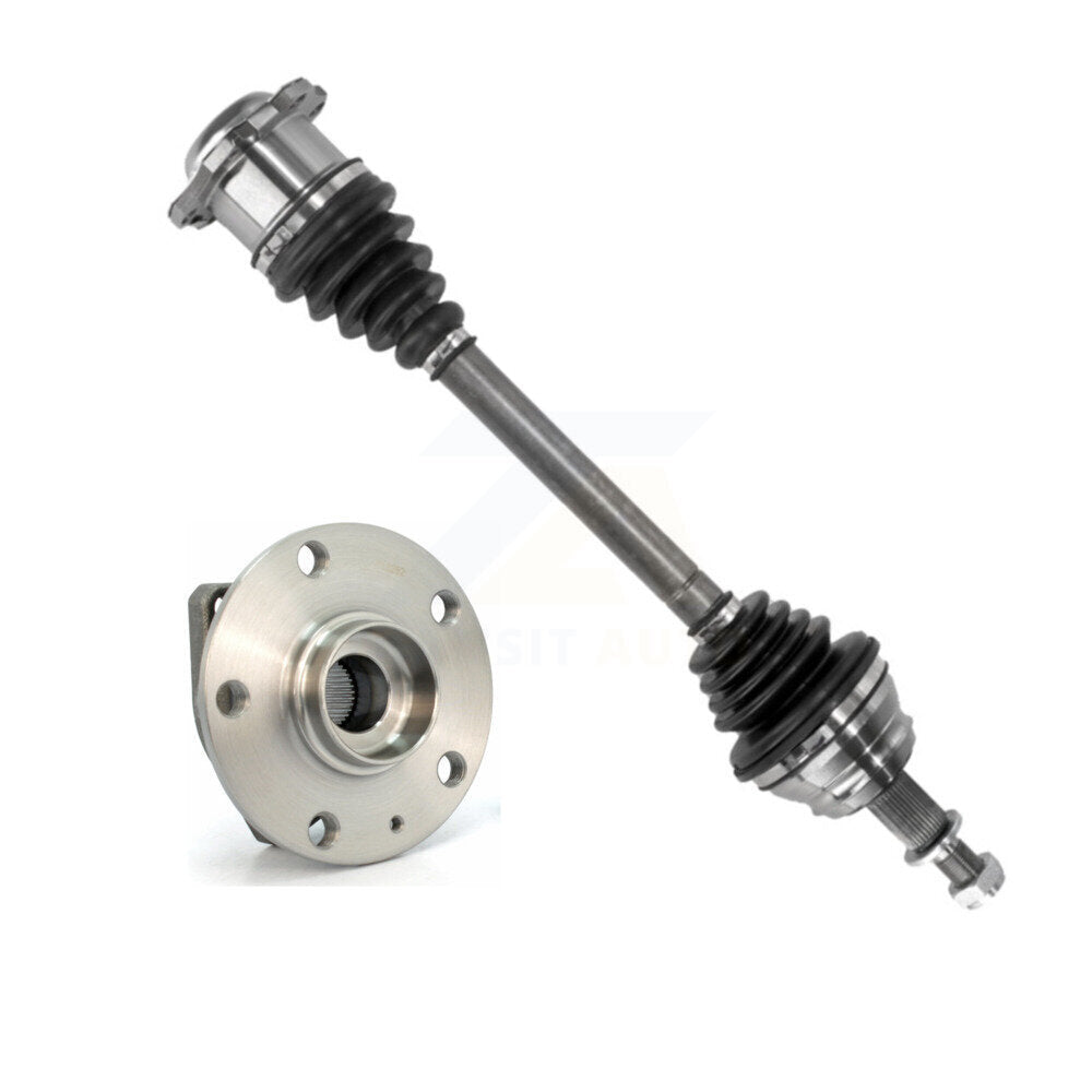 Kugel Front Left (Driver Side) CV Axle Drive Shaft And Hub Bearing Assembly Kit For 2007-2010 Volkswagen Golf City Hatchback with 2.0L Naturally Aspirated GAS engine Automatic transmission KN7-101339