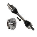 Kugel Front Left (Driver Side) CV Axle Drive Shaft And Complete Wheel Hub Bearing Assembly Kit For Mercedes-Benz C300 C43 AMG C400 C450 KN7-101341