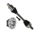 Kugel Front Left (Driver Side) CV Axle Drive Shaft And Complete Wheel Hub Bearing Assembly Kit For Mercedes-Benz C300 Coupe Convertible KN7-101342