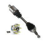 Kugel Front Left (Driver Side) CV Axle Drive Shaft And Complete Wheel Hub Bearing Assembly Kit For Pontiac Montana Chevrolet Uplander Buick Terraza Saturn Relay KN7-101343