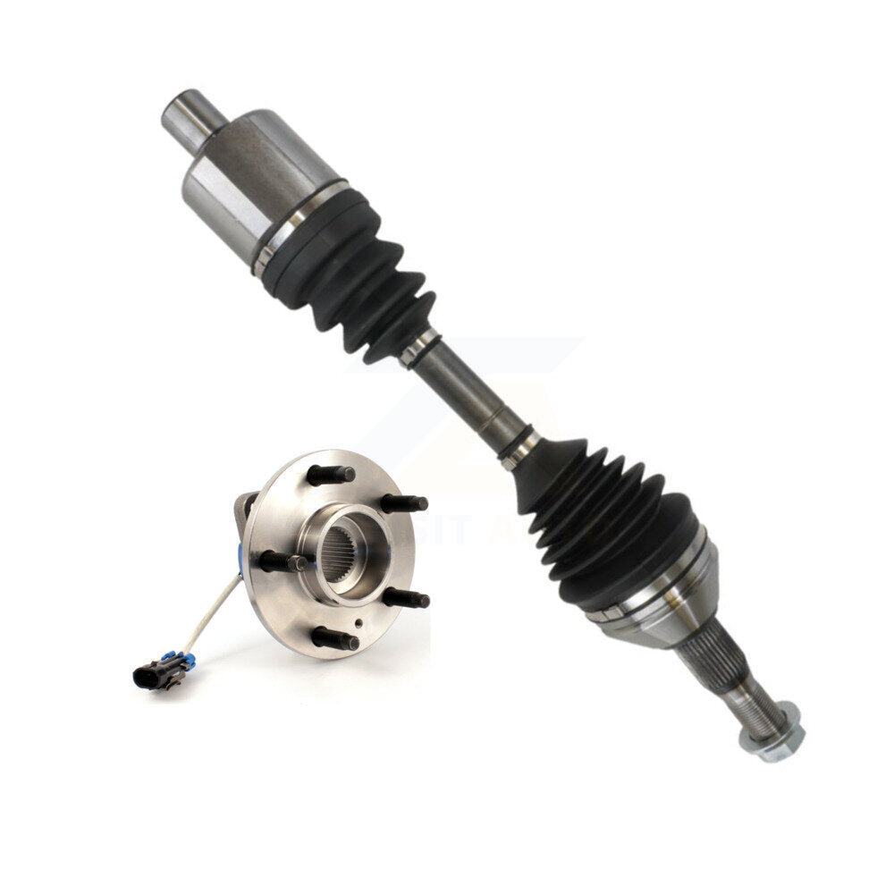 Kugel Front Left (Driver Side) CV Axle Drive Shaft And Hub Bearing Assembly Kit For Buick Lucerne Rendezvous LeSabre Pontiac Montana Chevrolet Uplander Bonneville Aztek Park Avenue Terraza KN7-101344