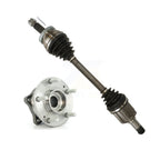 Kugel Front Left (Driver Side) CV Axle Drive Shaft And Complete Wheel Hub Bearing Assembly Kit For 2007-2009 Hyundai Santa Fe FWD AWD with 3.3L KN7-101348