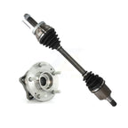 Kugel Front Left (Driver Side) CV Axle Drive Shaft And Complete Wheel Hub Bearing Assembly Kit For Hyundai Santa Fe KN7-101349