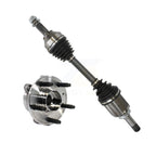 Kugel Front Left (Driver Side) CV Axle Drive Shaft And Complete Wheel Hub Bearing Assembly Kit For Ford Taurus Police Interceptor Sedan KN7-101350
