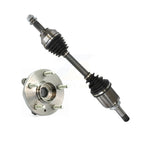 Kugel Front Left (Driver Side) CV Axle Drive Shaft And Complete Wheel Hub Bearing Assembly Kit For Ford Flex Taurus Lincoln MKT MKS KN7-101352