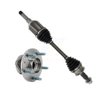 Kugel Front Left (Driver Side) CV Axle Drive Shaft And Complete Wheel Hub Bearing Assembly Kit For Chevrolet Equinox GMC Terrain FWD/4WD with 1.5L Ecotec engine Automatic transmission KN7-101355